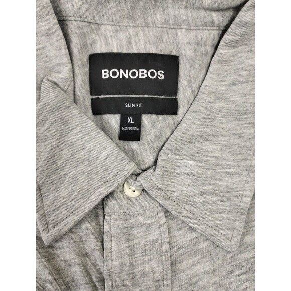 Bonobos Jersey Everyday Men's Shirt Buttondown Collared Solid Slim Fit XL 275279 - Picture 6 of 6